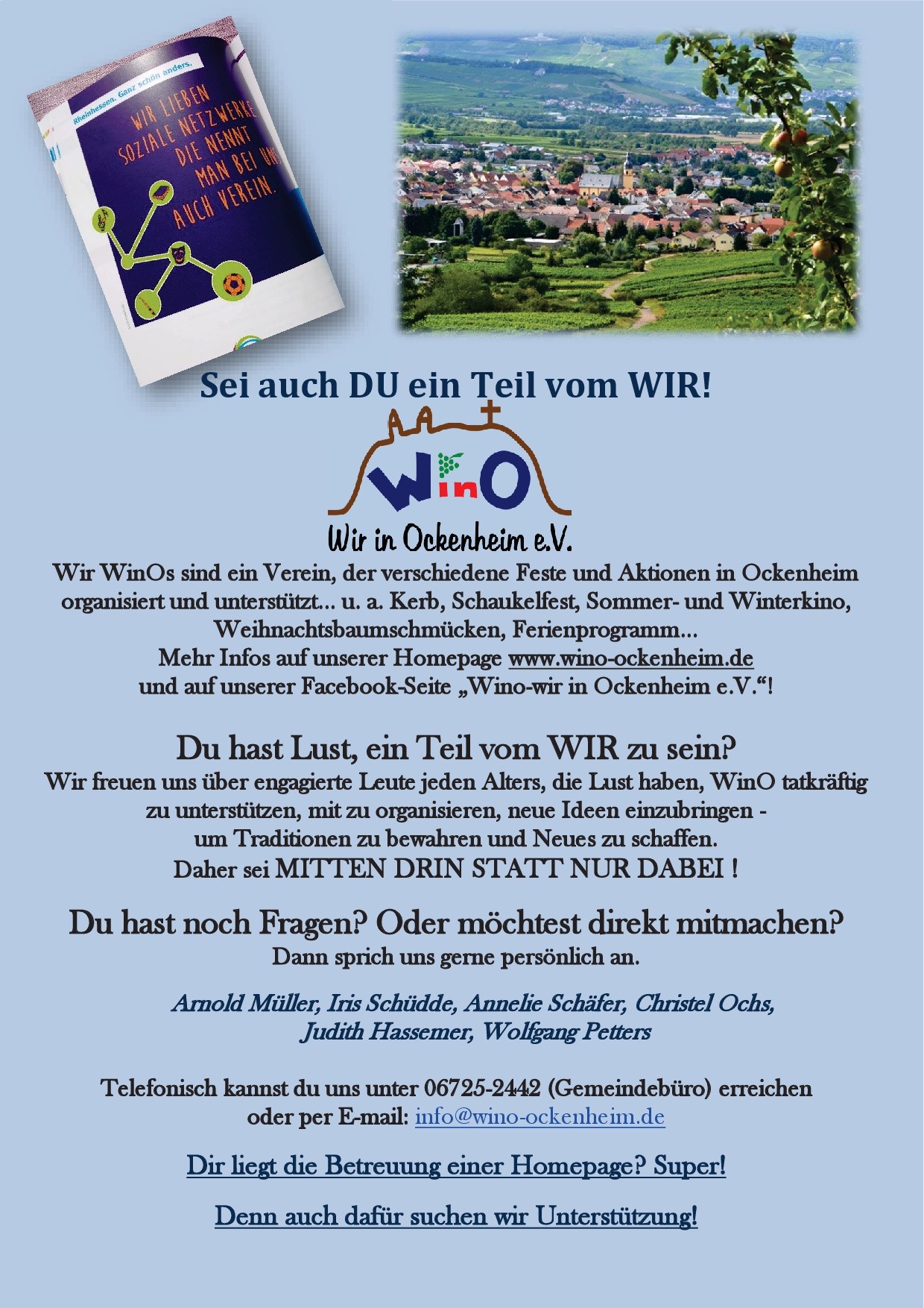 Aktive Mitstreiter/innen/* gesucht !