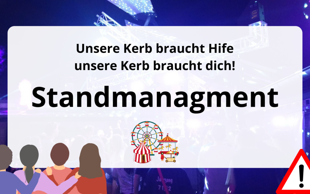📢 Team: Standmanagement 🎡🛠️